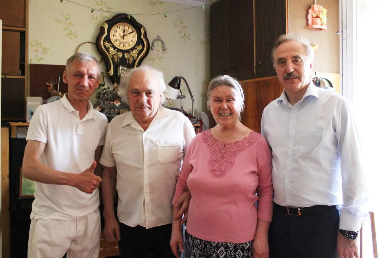 Владимир Ружицкий поздравил семью Люберец с бриллиантовой свадьбой