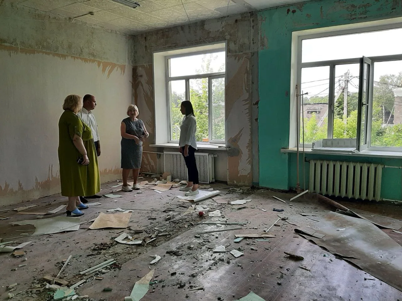 Лидия Антонова проверила ремонт детского сада в Люберцах