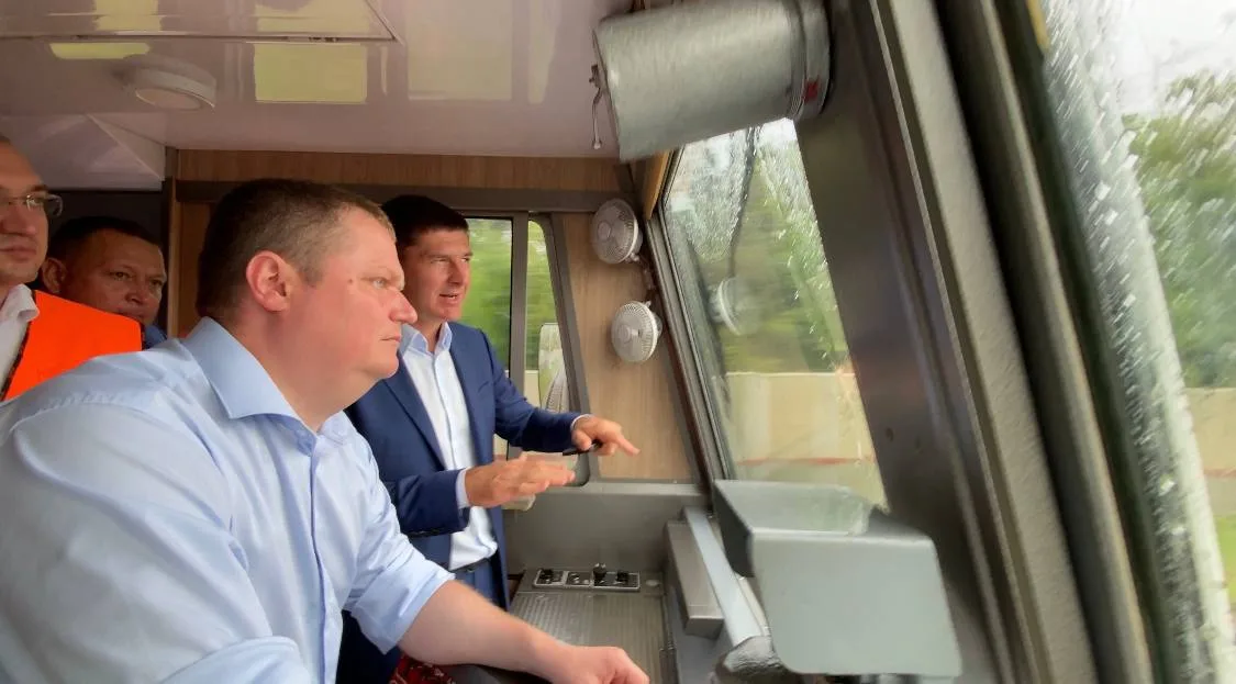 Владимир Волков проверил ход строительства третьей линии МЦД