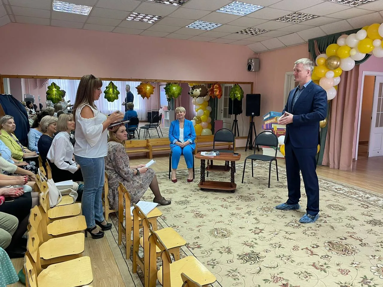 Дмитрий Дениско встретился с коллективом детского сада в Люберцах