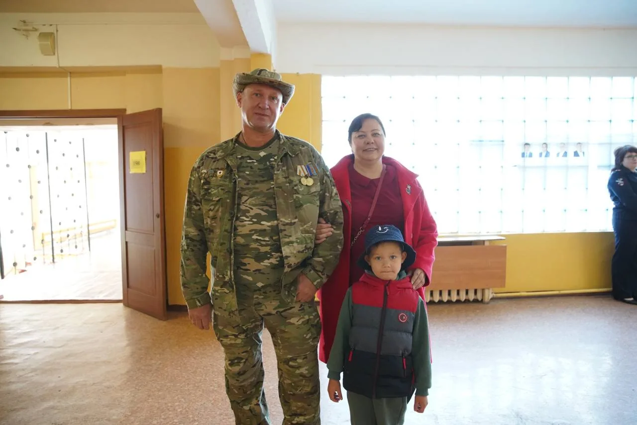 Ветеран СВО из Люберец проголосовал на выборах губернатора