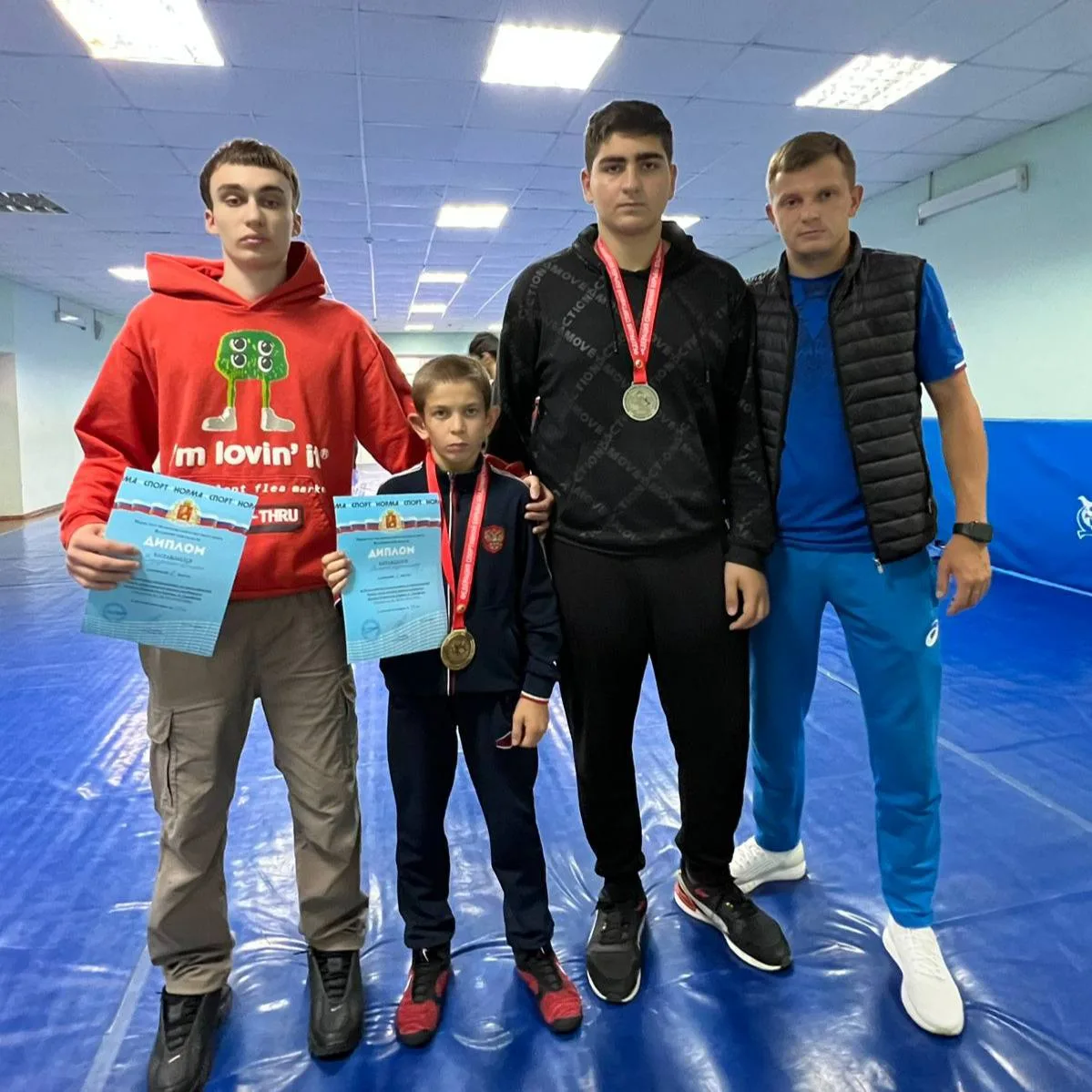 Три спортсмена Люберец завоевали медали на всероссийском турнире по греко-римской борьбе