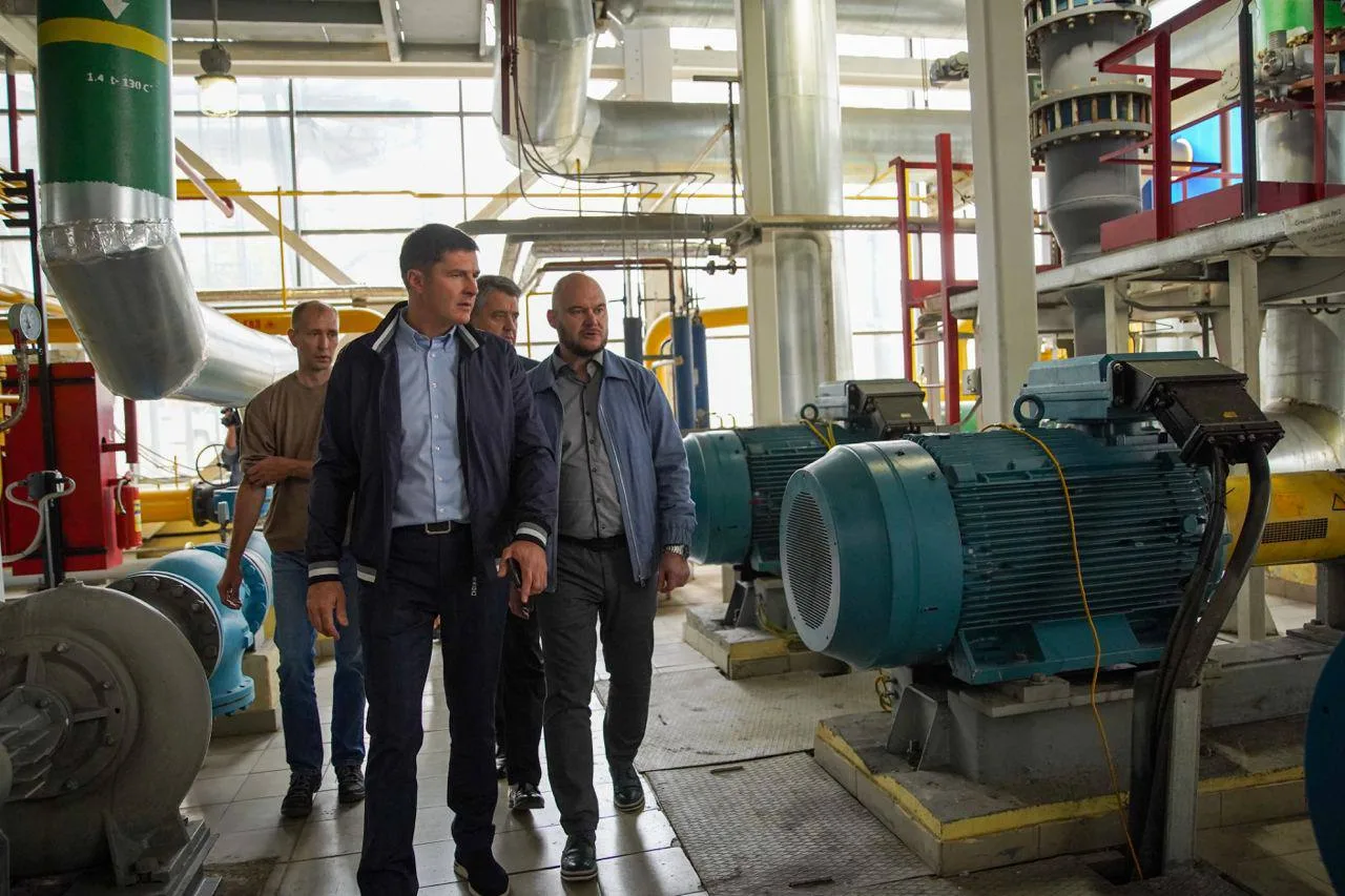 Владимир Волков проверил готовность к зиме котельной на севере Люберец