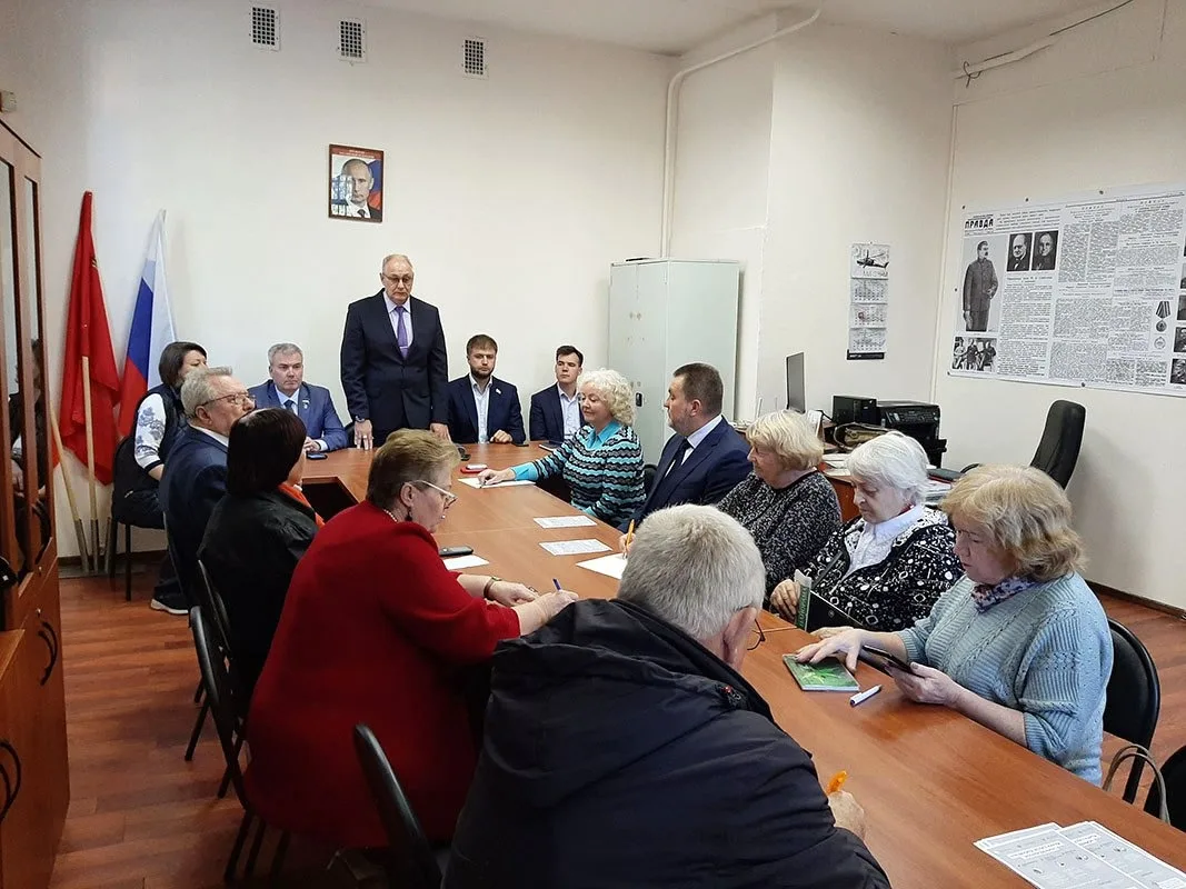 Совет ветеранов поселка Люберец провел отчетное собрание