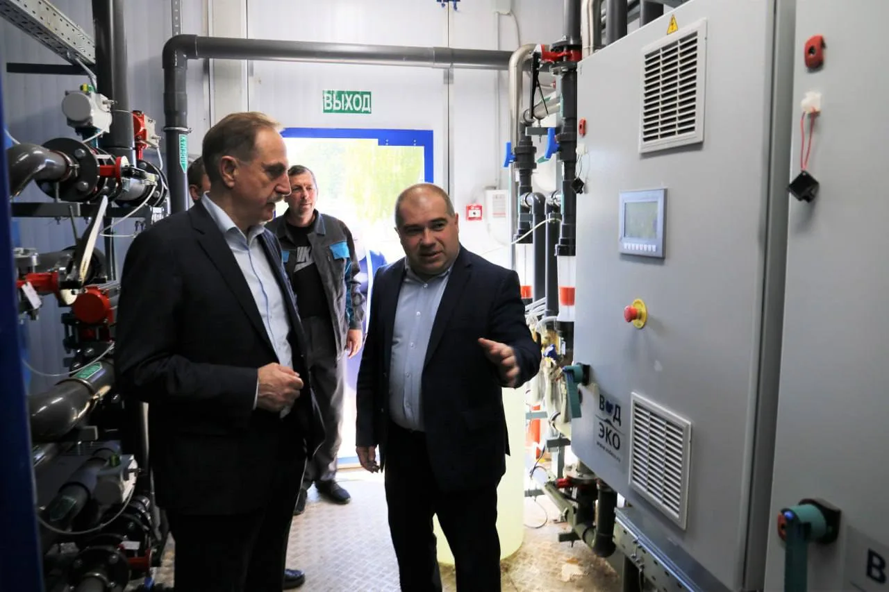 Владимир Ружицкий проверил работу станции водоподготовки в поселке Люберец