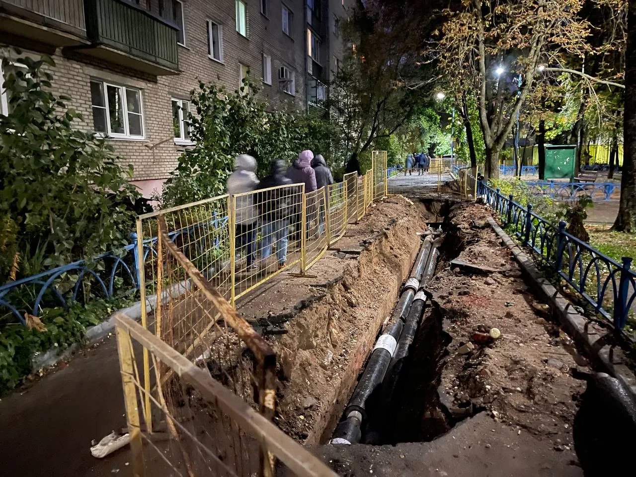 В поселке Люберец заменили более 120 метров коммунальных сетей