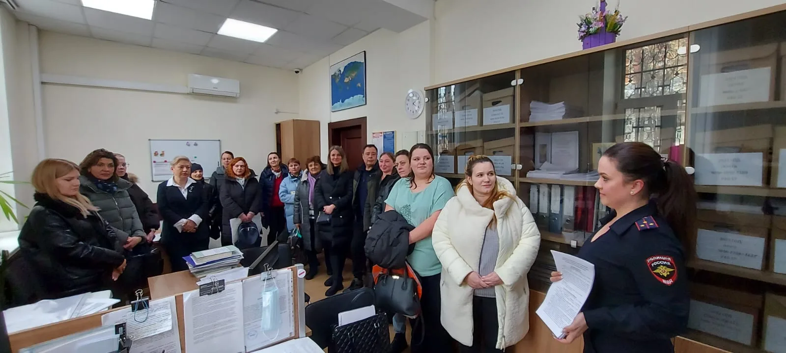 Полиция Люберец проводит разъяснения для предприятий по оформлению на работу иностранцев