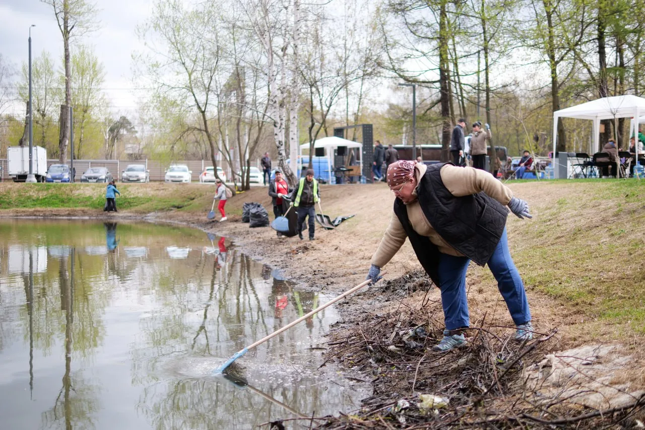 В Люберцах за время апрельских субботников убрали и вывезли порядка 800 кубометров мусора