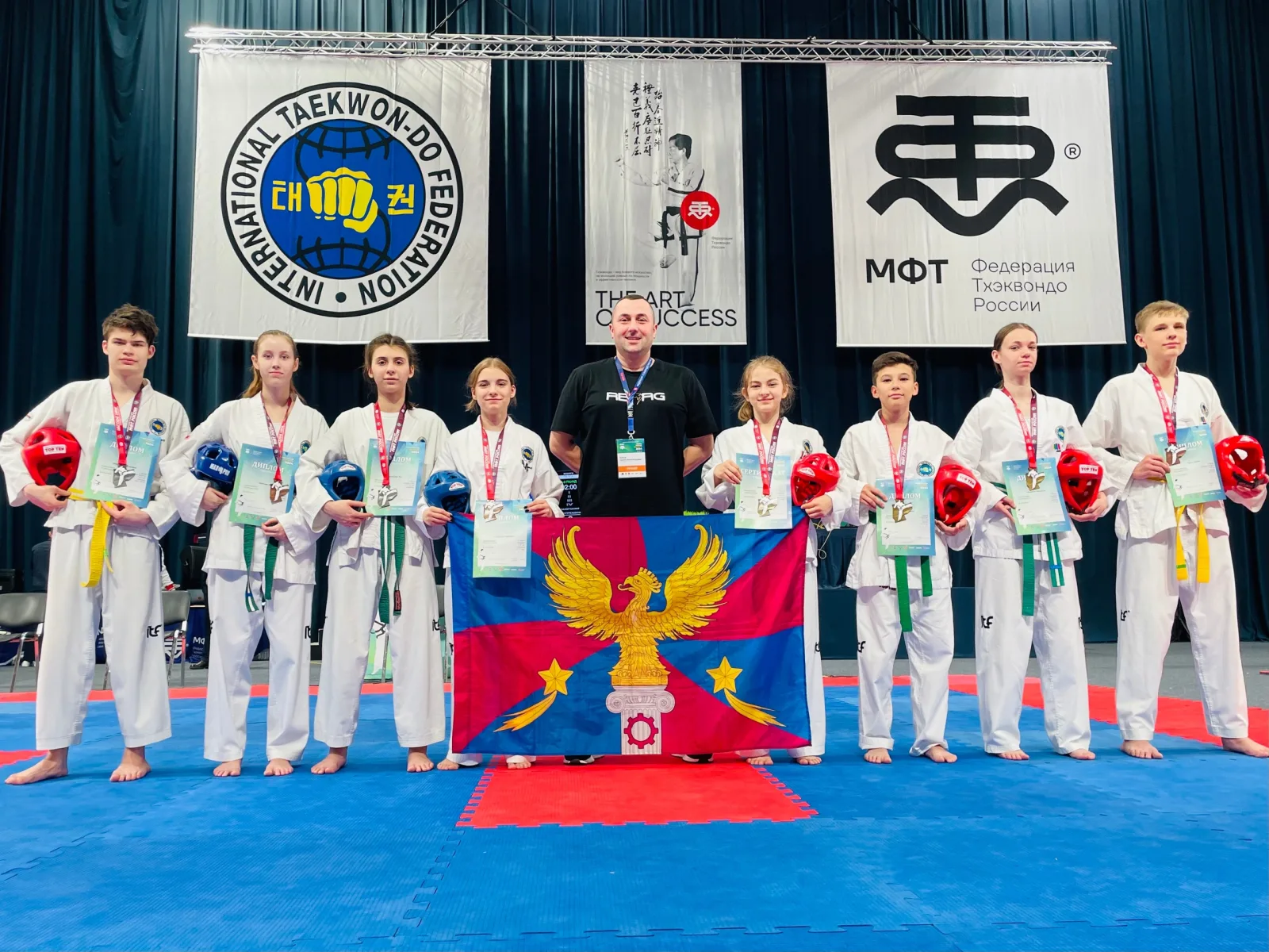 Более 50 медалей завоевали спортсмены Люберец на соревнованиях Кубка России по тхэквондо