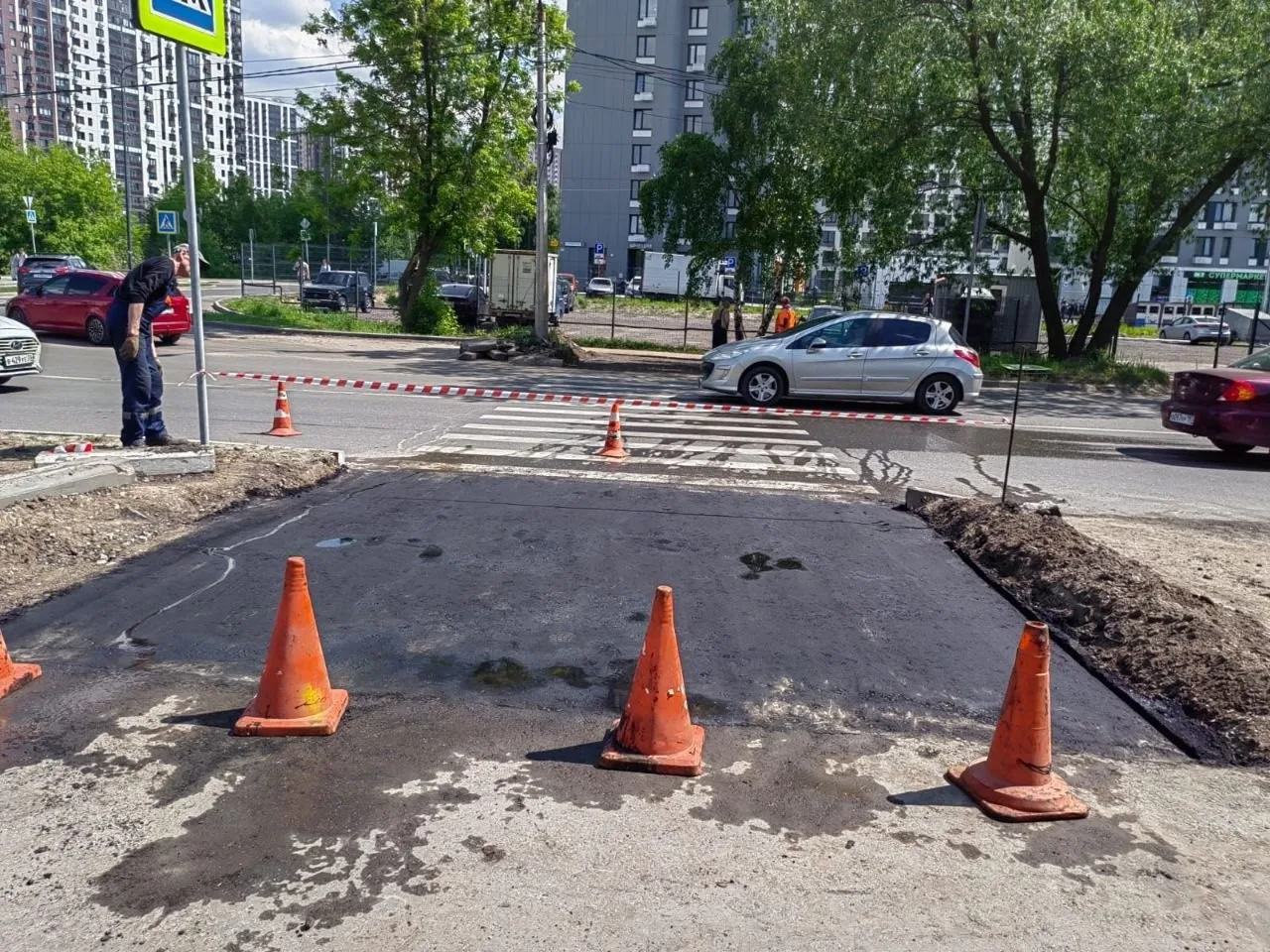 Новый наземный переход в Люберцах обустроили по просьбам жителей