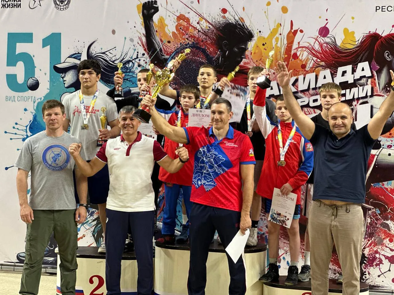 Люберчане выиграли золотые медали Спартакиады учащихся по греко-римской борьбе