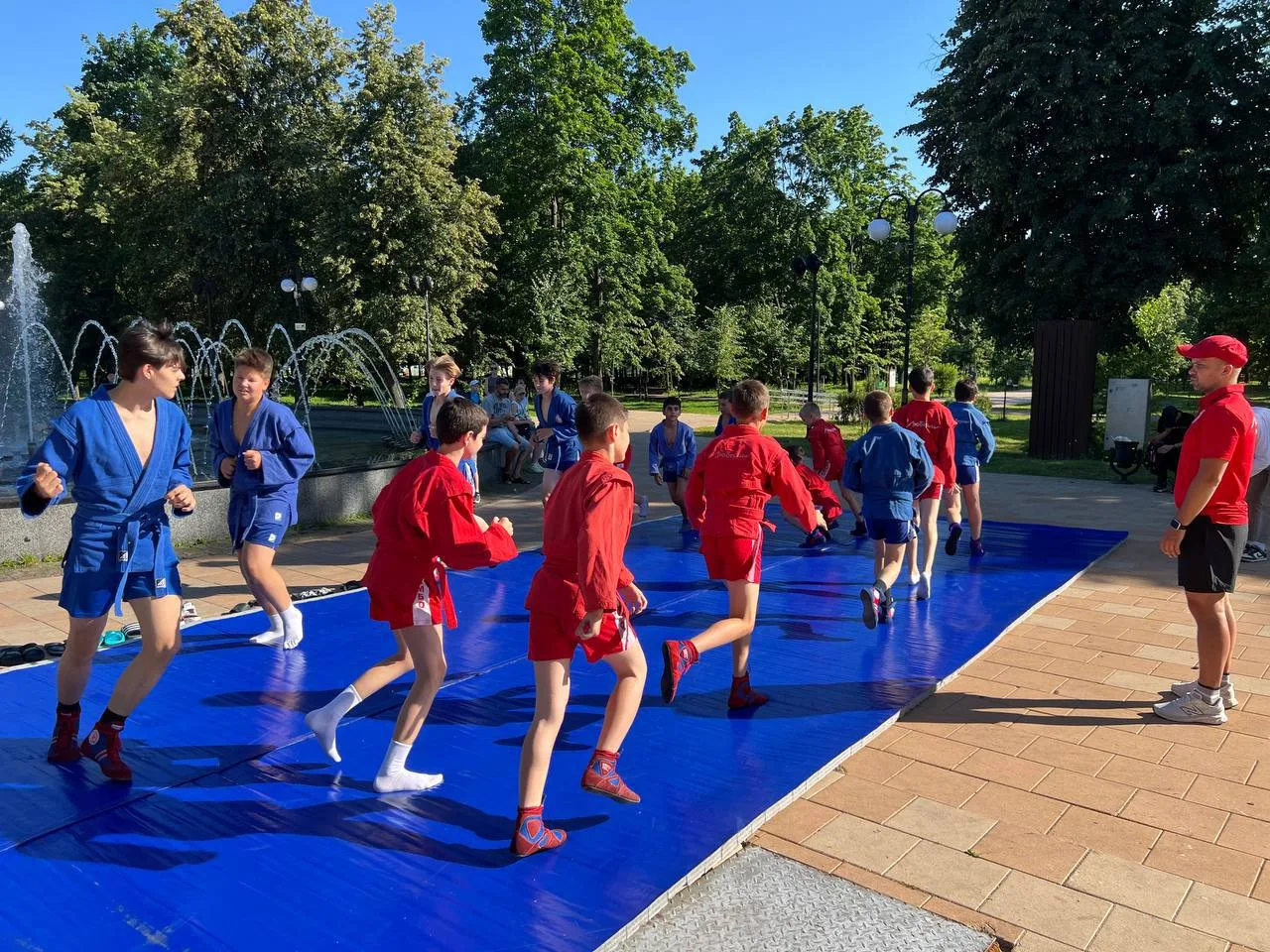 В Люберцах в рамках партпроекта прошла открытая тренировка по самбо