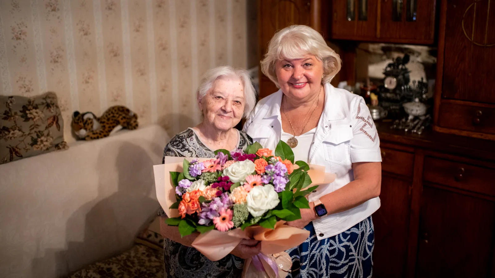 В Люберцах поздравили с вековым юбилеем ветерана труда из поселка