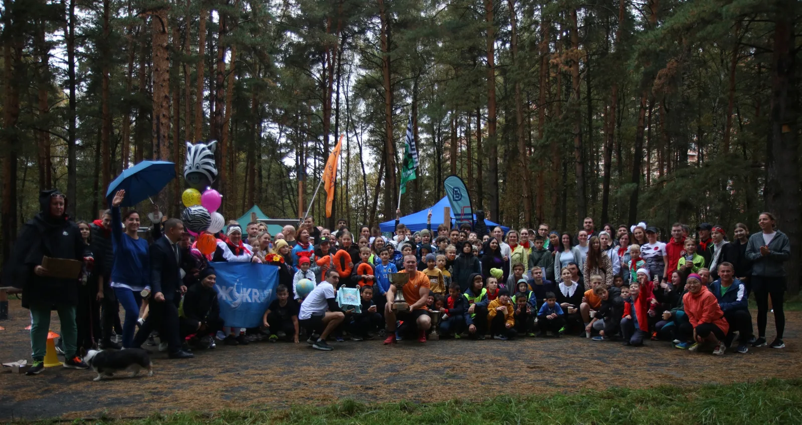 Почти 130 спортсменов приняли участие в юбилейном забеге на 5 верст в парке Люберец