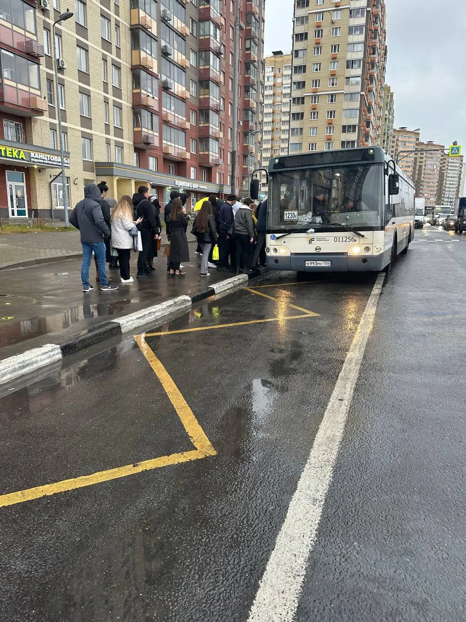 На маршруте №1230к в Люберцах добавили три дополнительных автобуса