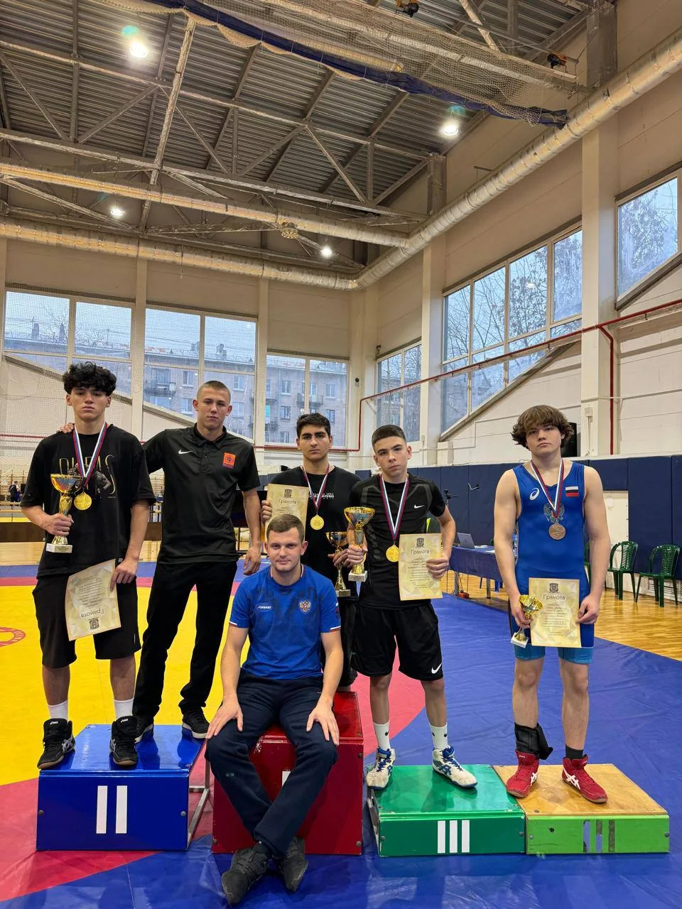 Пять медалей завоевали спортсмены Люберец на всероссийском турнире по греко-римской борьбе