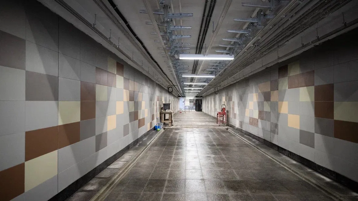 Строительство подземного перехода завершится в Люберцах в 2025 году