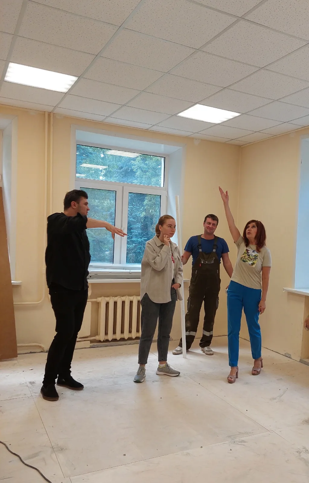 Работы по подготовке к текущему ремонту стартовали в здании ДМШ №2 Люберец