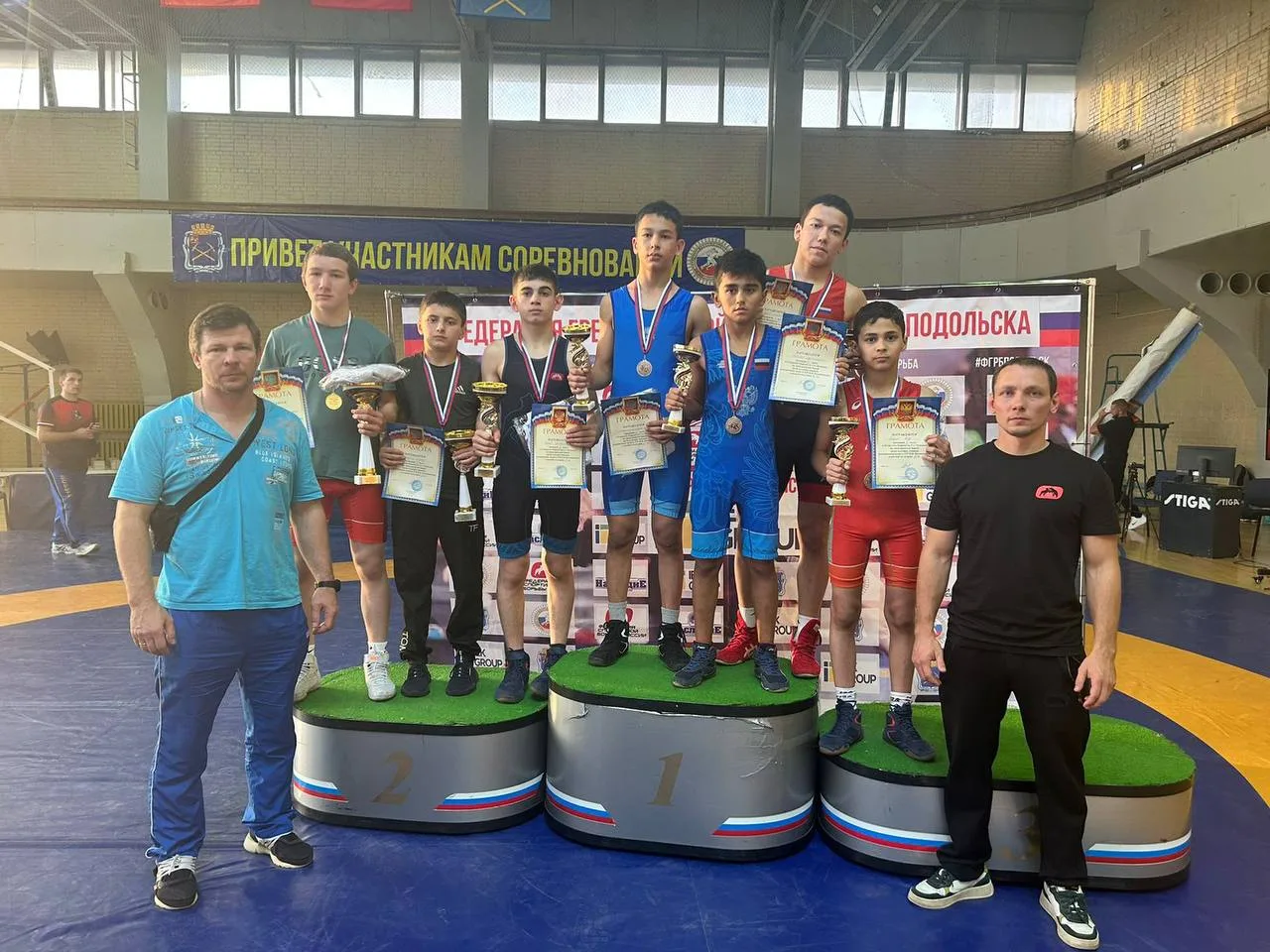 Спортсмены Люберец завоевали медали на турнире по греко-римской борьбе