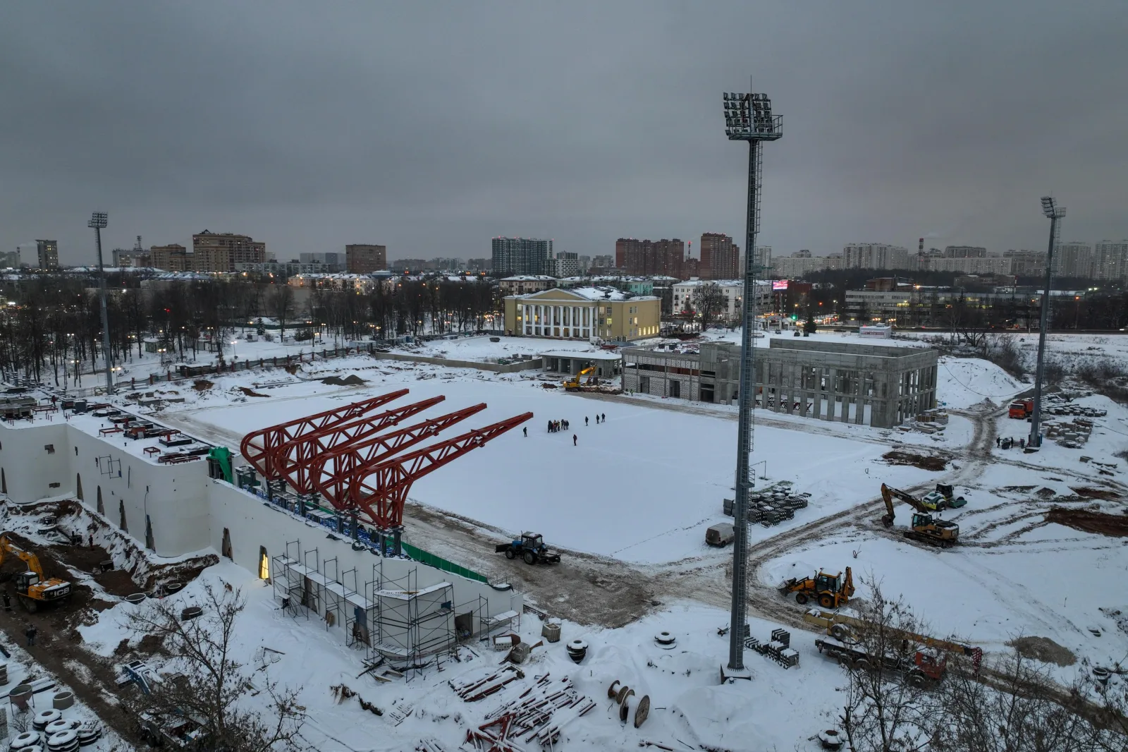 Реконструкцию стадиона «Торпедо» в Люберцах планируют завершить до конца года