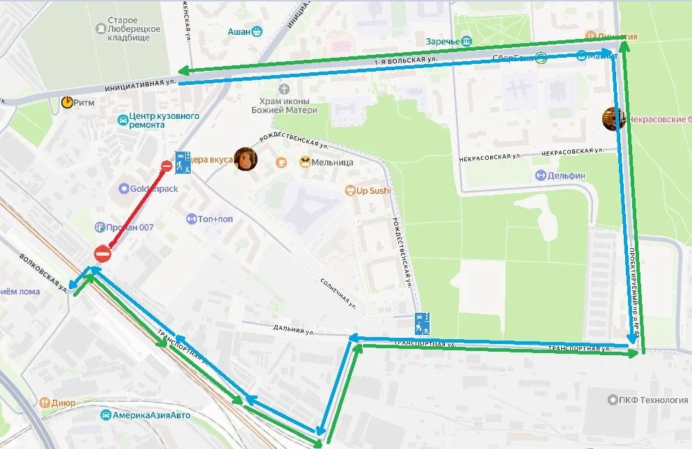 Схема движения транспорта на Проектируемом проезде №4037 Люберец изменится с 31 марта