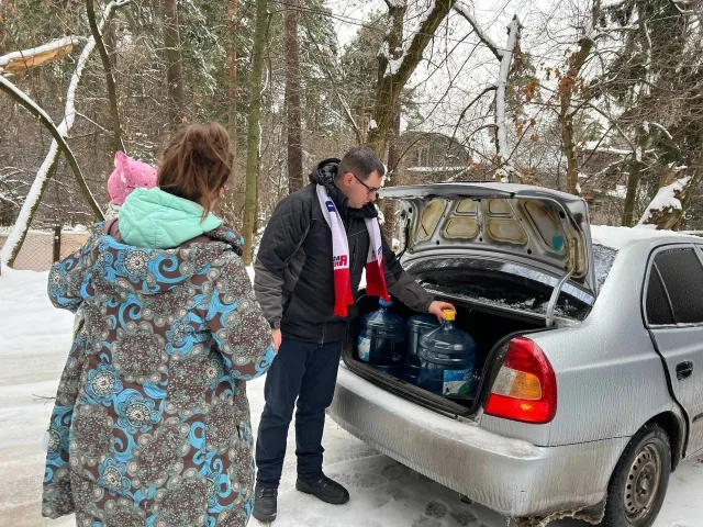 Волонтеры Люберец помогли семье мобилизованного
