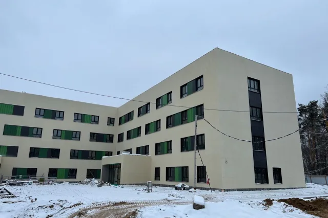 Поликлиника в новом ЖК Люберец готова на 78%