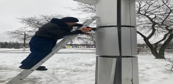 В парке Люберец отремонтировали элементы входной группы