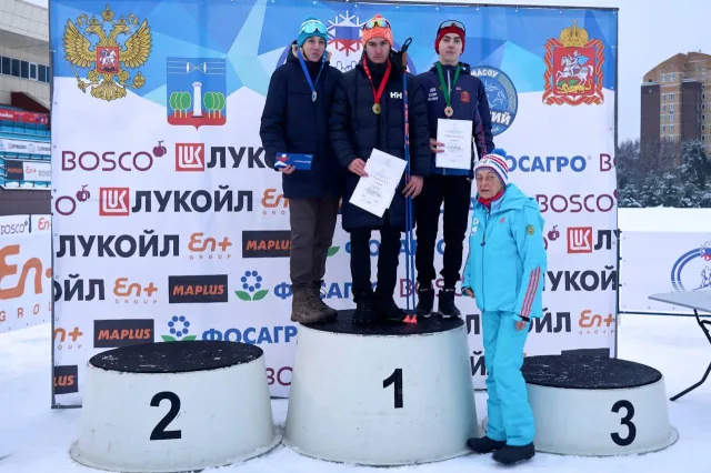 Юный спортсмен Люберец победил на областных соревнованиях по лыжным гонкам