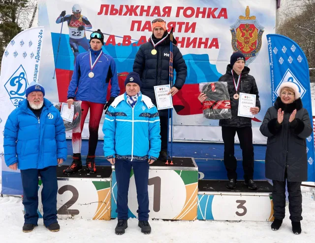 Спортсмены Люберец завоевали 3 золотых медали на лыжной гонке