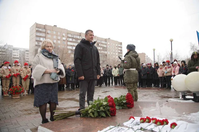 В Люберцах на митинге почтили память воинов-интернационалистов