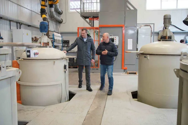 Владимир Волков посетил предприятие Люберец по производству оборудования для горной промышленности