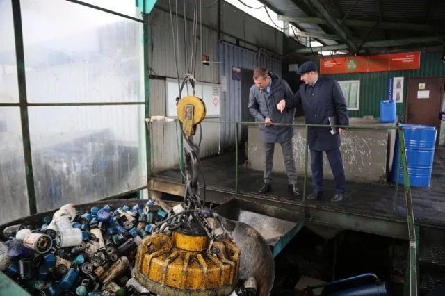 Владимир Волков ознакомился с работой предприятия Люберец по переработке промотходов