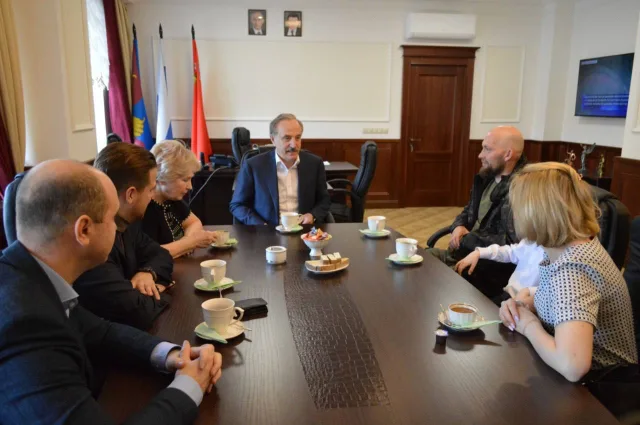 Владимир Ружицкий встретился с жителем Люберец, который участвует в СВО