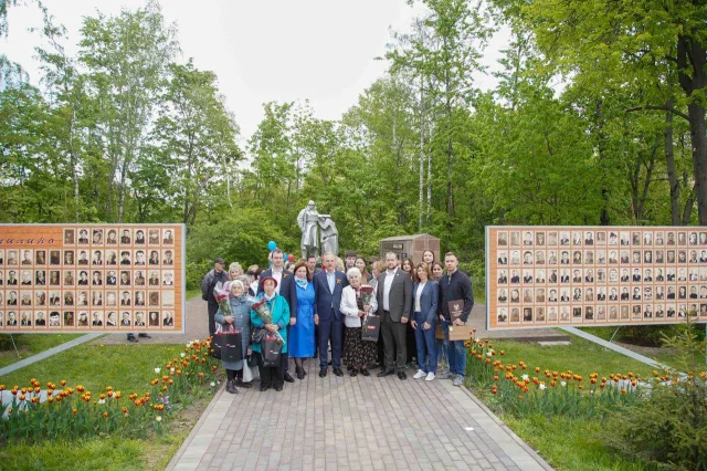 В поселке Люберец после реконструкции открыли Галерею Памяти «Бессмертного полка»