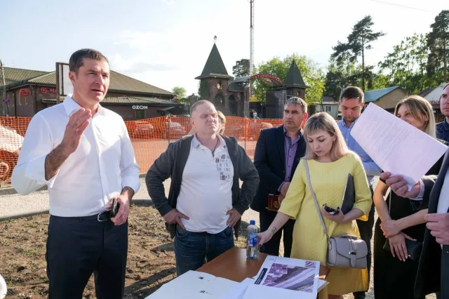 Владимир Волков обсудил с жителями Люберец концепцию реновации территории у ж/д станции