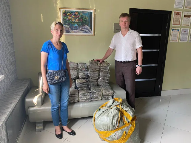 Дмитрий Дениско передал в зону СВО летнюю военную форму мобилизованным из Люберец