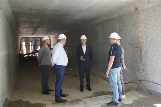 Владимир Ружицкий проверил строительство подземного пешеходного перехода в Люберцах