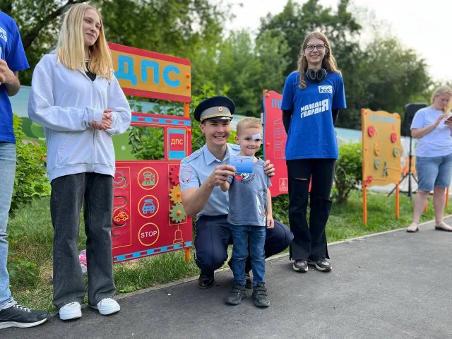 В Люберцах провели урок и экзамен по ПДД для детей