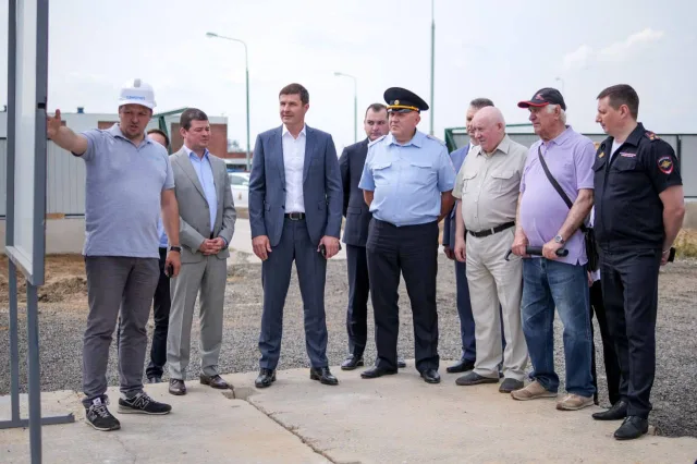 Владимир Волков проверил подготовку площадки для возведения Центра безопасности в Люберцах