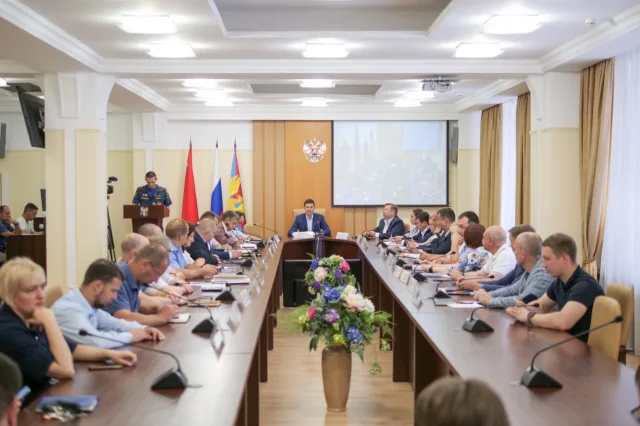 Владимир Волков провел оперативное совещание в Люберцах