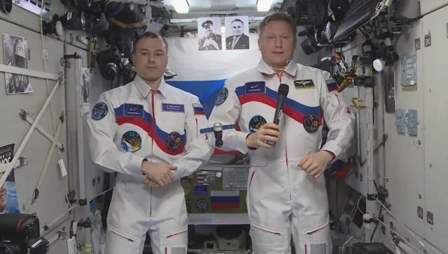 Экипаж МКС поздравил люберчан с юбилеем города