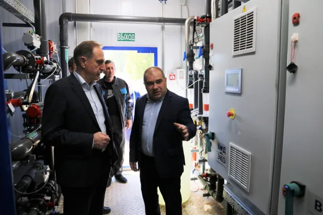 Владимир Ружицкий проверил работу станции водоподготовки в поселке Люберец