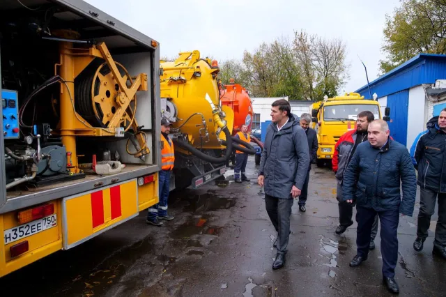 Владимир Волков проверил готовность Люберецкого Водоканала к зиме