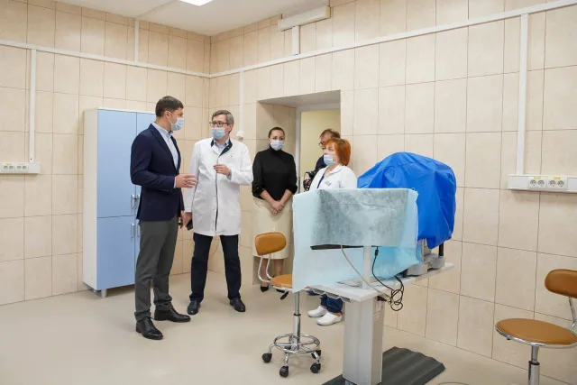 Владимир Волков осмотрел работу стационара в поселке Люберец