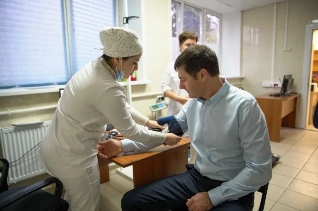 Владимир Волков проверил здоровье в рамках диспансеризации в поликлинике Люберец