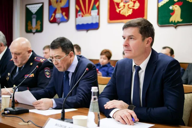 Владимир Волков принял участие на подведении итогов работы полиции за год в Люберцах