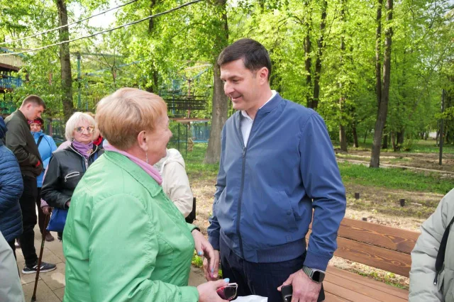 Владимир Волков встретился с жителями по вопросу реконструкции «Наташинского парка» в Люберцах