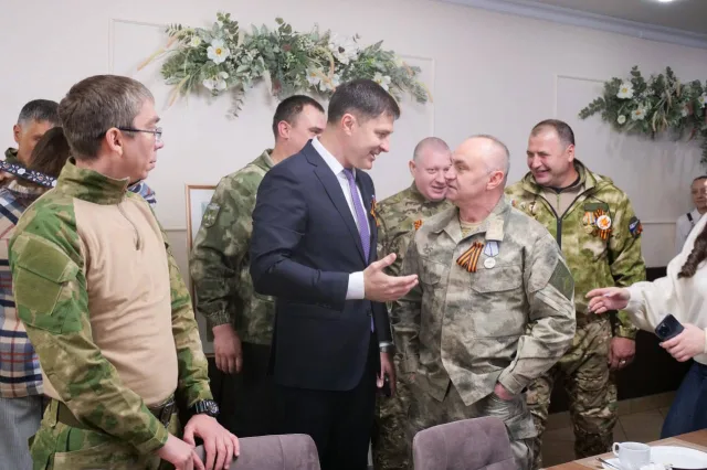 Владимир Волков встретился с участниками специальной военной операции