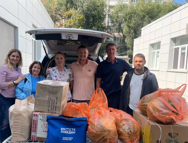 Жители Люберец доставили гуманитарную помощь в госпиталь бойцам СВО